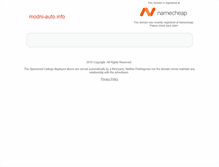 Tablet Screenshot of modni-auto.info